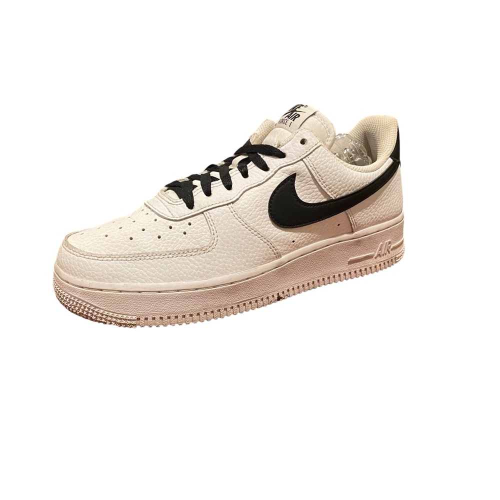 Nike Air Force 1 '07 Mens White Black CT2302-100 Athletic  Sneakers Size 6.5 - Picture 3 of 12